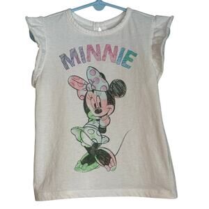 Disney Minnie Mouse 3T Shirt Coloring Book Print with Minnie in Pastel Coloring